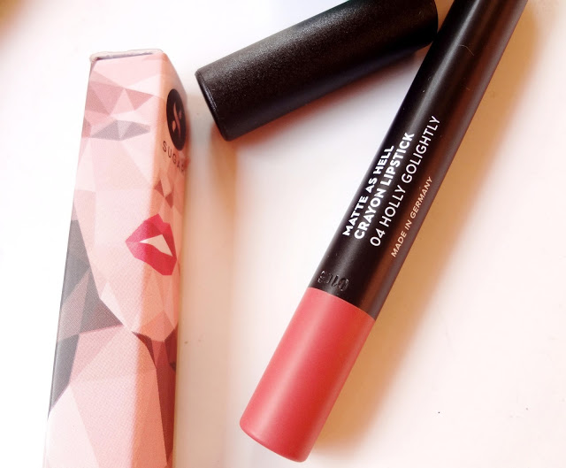 Sugar Matte as hell lips crayons in Holly Golightly