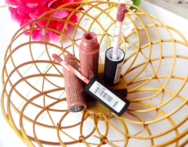NYX soft matte lip cream in shade Stockholm and Cannes