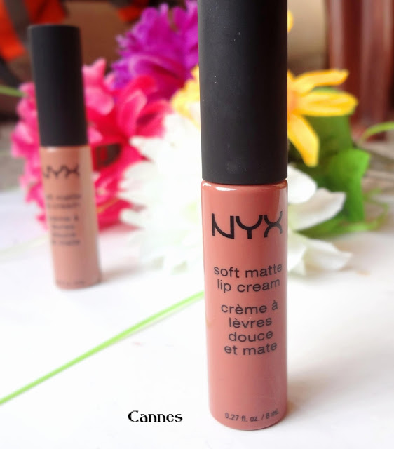 NYX soft matte lip cream Cannes