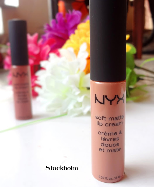 NYX soft matte lip cream in shade Stockholm