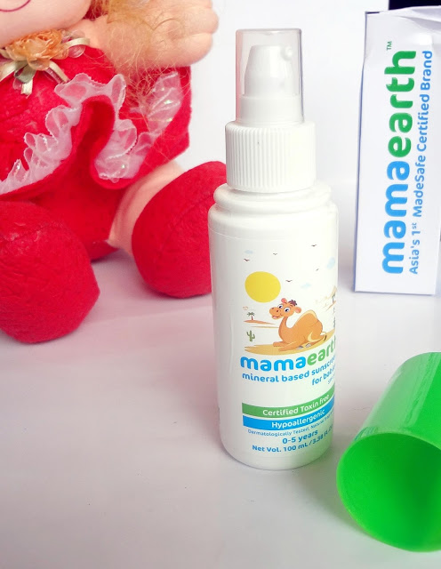 Mama earth Mineral Based Sunscreen for babies