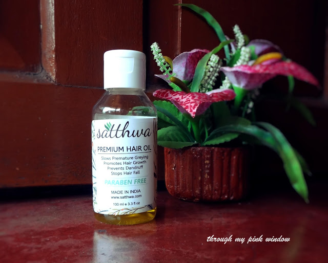 Satthwa Premium Hair Oil "Satthwa Premium Hair Oil review @throughmypinkwindow"