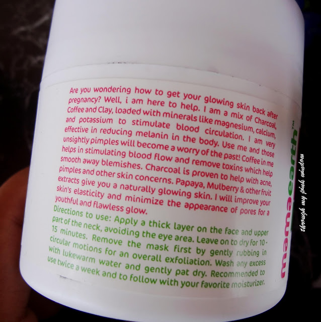 Mamaearth C3 Charcoal, Coffee and Clay Face Mask Review of Mamaearth C3 Charcoal, Coffee and Clay Face Mask for mama