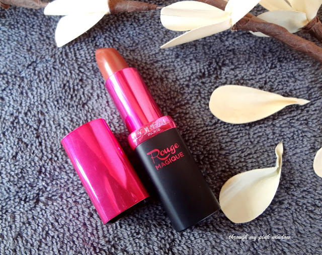  Review on Loreal Rouge Magique Intense Matte Lipsticks in shade Divine Mocha