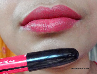 Lakme Enrich Lip Crayons review and swatch Lakme Enrich Lip Crayon in Shocking Pink Swatch and LOTD
