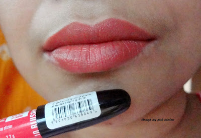 Lakme Enrich Lip Crayons review and swatch Lakme Enrich Lip Crayon in Blushing Pink Swatch and LOTD