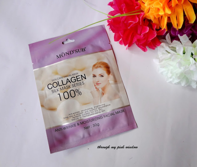 review of Mond’Sub Collagen Silk facial mask sheet  and Gold Mask Sheet