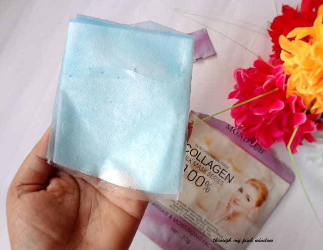 review of Mond’Sub Collagen Silk facial mask sheet  and Gold Mask Sheet