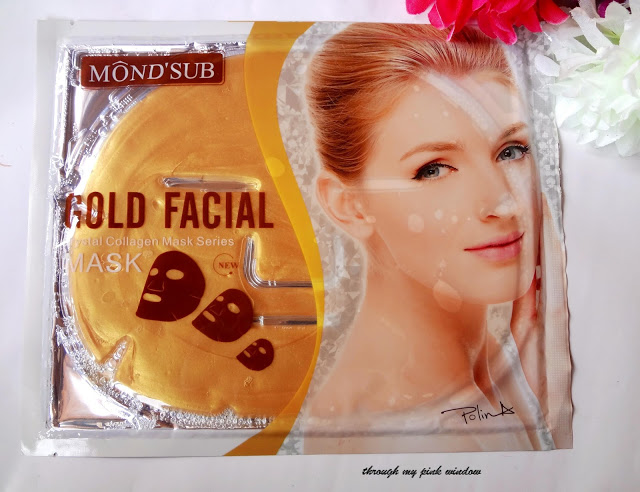 review of Mond’Sub Collagen Silk facial mask sheet  and Gold Mask Sheet