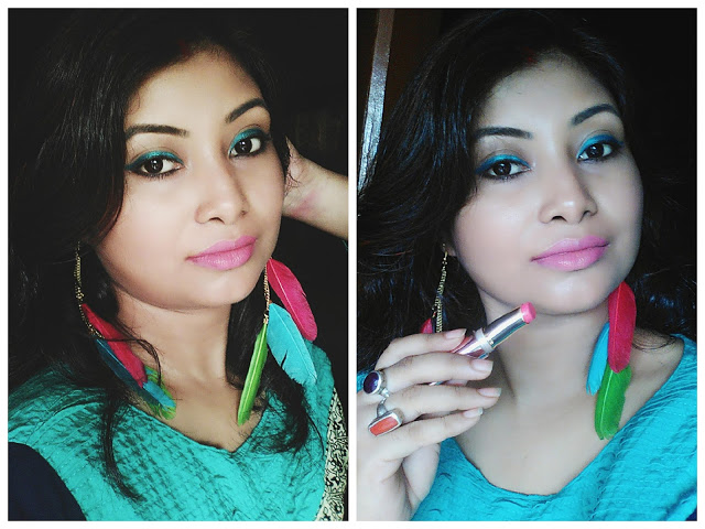 Review and Swatchs of Lakme 9 To 5 Primer + Matte Lipstick in M19 Blush Book And MP7 Rosy Sunday