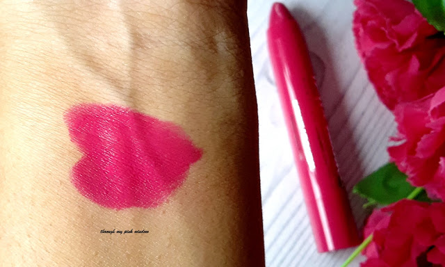Lotus Colostylo Chubby Lipstick in shade 202 Fuchsia Angel Lotus Colostylo Chubby Lipstick in shade 202 Fuchsia Angel : Review, swatch and LOTD