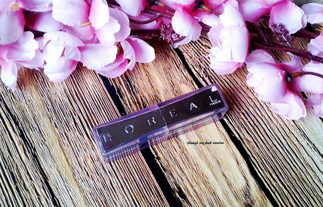  Loreal Paris Color Riche Nutri Shine Lipstick in shade in Vivid Rose: Review, Swatches and LOTD