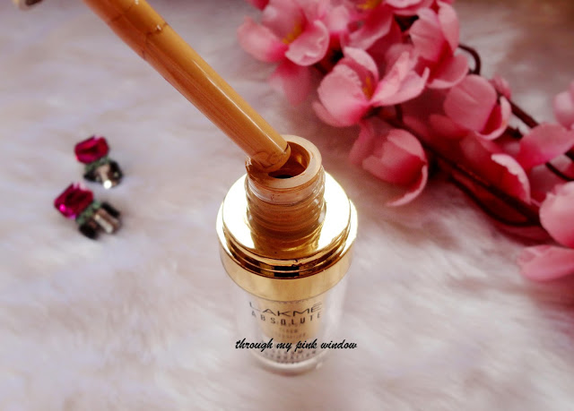 Lakme Absoule Argan Oil Serum Foundation with SPF45 in 05 Honey Dew: Review, Swatch and MOTD