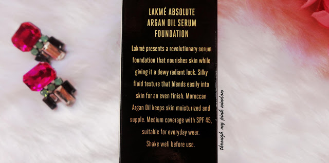 Lakme Absoule Argan Oil Serum Foundation with SPF45 in 05 Honey Dew: Review, Swatch and MOTD