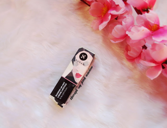 Sugar Smudge Me Not Liquid Lipstick in 15 Blush Rush ; Review, Swatch and MOTD
