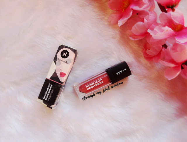 Sugar Smudge Me Not Liquid Lipstick in 15 Blush Rush ; Review, Swatch and MOTD