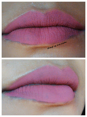 Sugar Smudge Me Not Liquid Lipstick in 15 Blush Rush ; Review, Swatch and MOTD