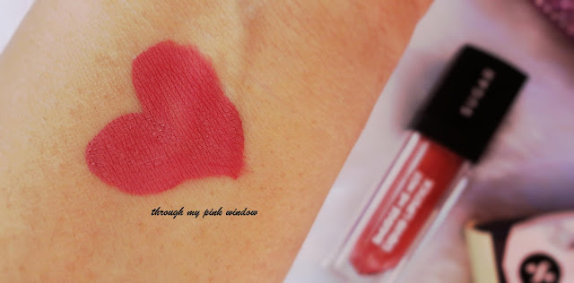Sugar Smudge Me Not Liquid Lipstick in 15 Blush Rush ; Review, Swatch and MOTD