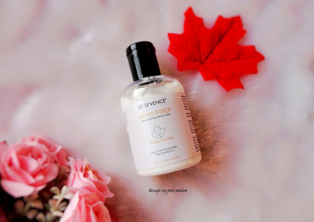 St. D’vence Moisturizer Ultra-Enriching Body Lotion Autumn Edition : Review | Body Lotion for Dry to Extra Dry skin