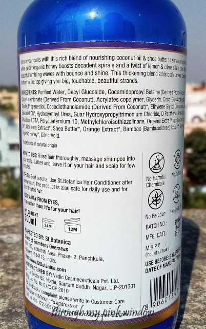 St. Botanica Coconut and Bamboo Straightening Shampoo St. Botanica Coconut and Bamboo Straightening Shampoo : Review
