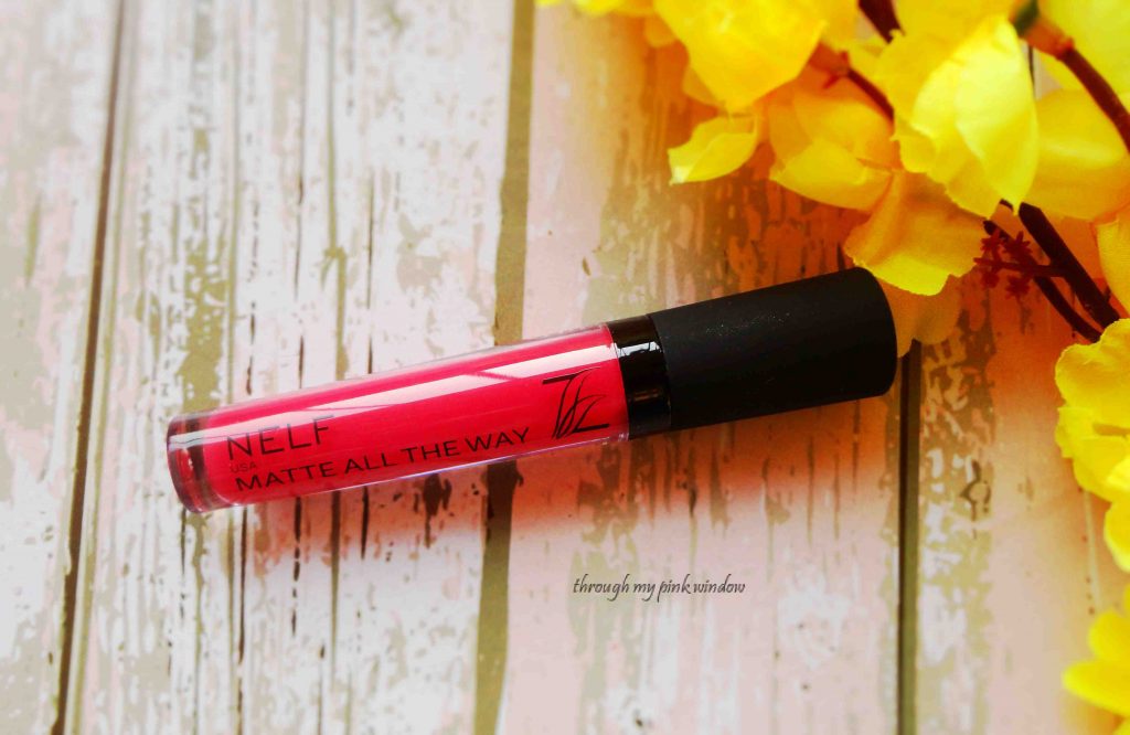 Nelf Matte All The Way Lipsticks in shades 01,02,03 and, 04 Review and swatches