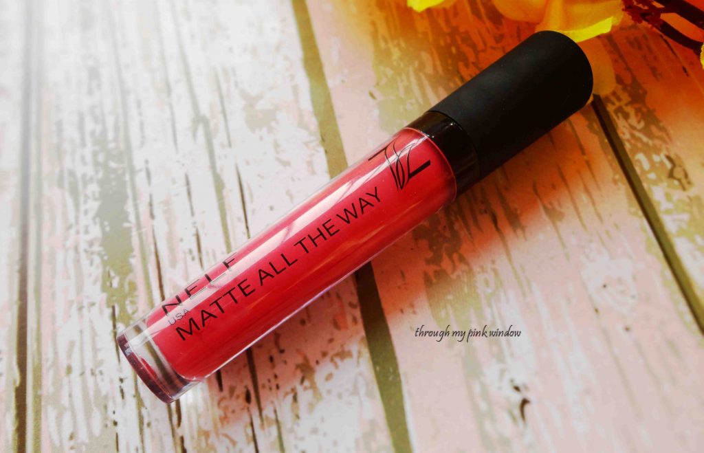 Nelf Matte All The Way Lipsticks in shades 01,02,03 and, 04 Review and swatches