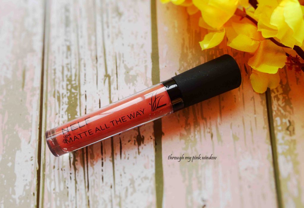 Nelf Matte All The Way Lipsticks in shades 01,02,03 and, 04 Review and swatches