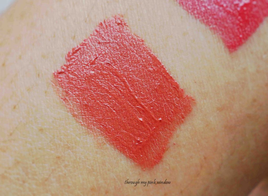 Nelf Matte All The Way Lipsticks in shades 01,02,03 and, 04 Review and swatches