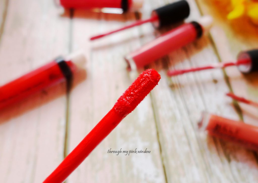 Nelf Matte All The Way Lipsticks in shades 01,02,03 and, 04 Review and swatches