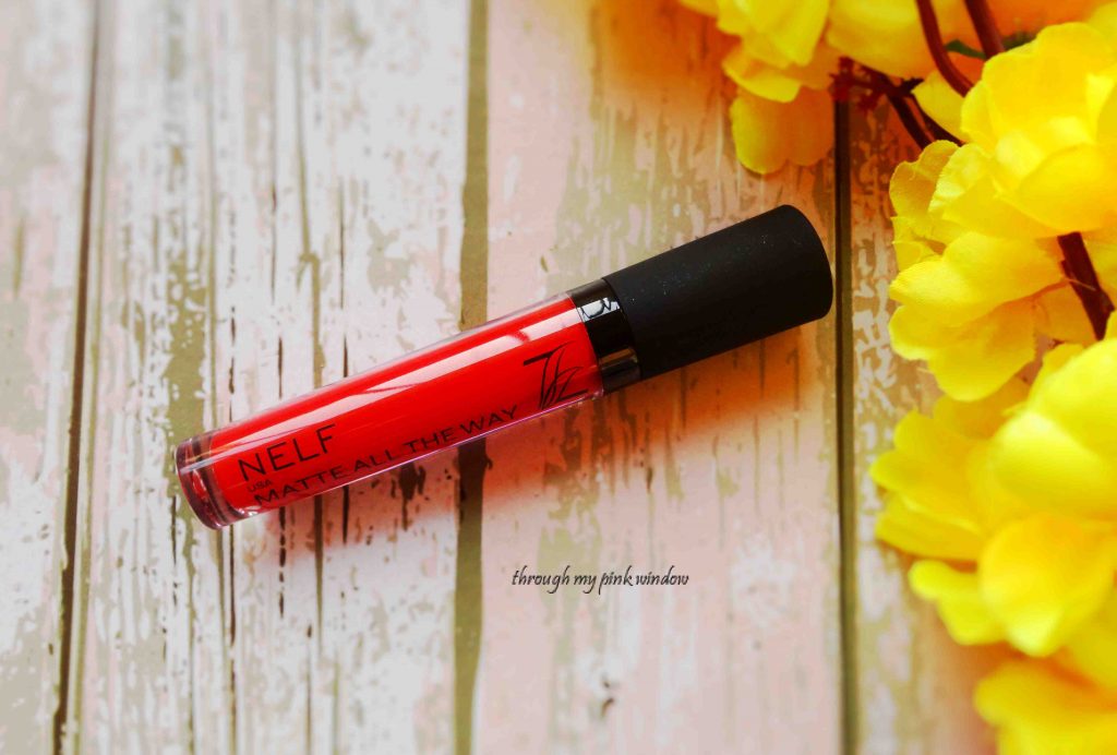 Nelf Matte All The Way Lipsticks in shades 01,02,03 and, 04 Review and swatches