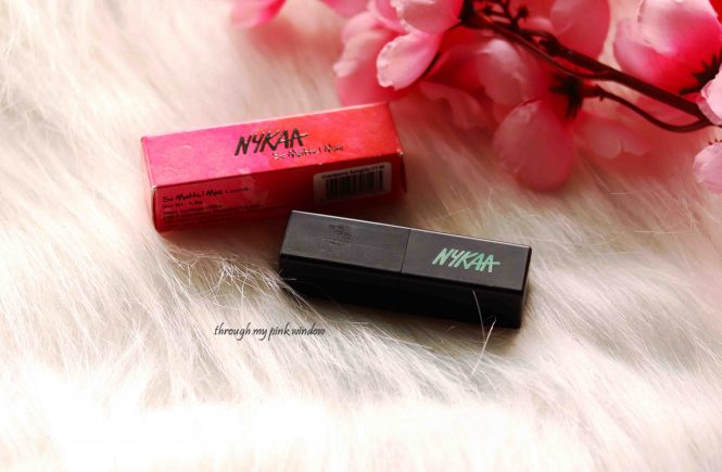Nykaa So Matte Lipstick Mini in shade Cranberry Sangria Review and Swatch