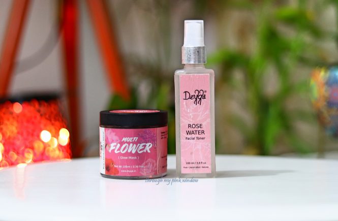 Glowing Skin in a Jiffy ft. Deyga Multi Flower Glow Mask and Rose Water